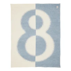 Kodintekstiilit-IITTALA 8 huopa 130x180 cm usvansininen