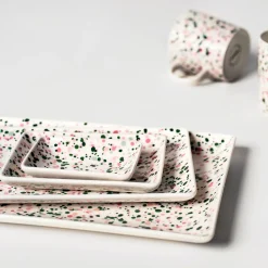 Lautaset-IITTALA A7 lautanen 7x10cm Helle pinkki-vihreä Helle pinkki-vihreä