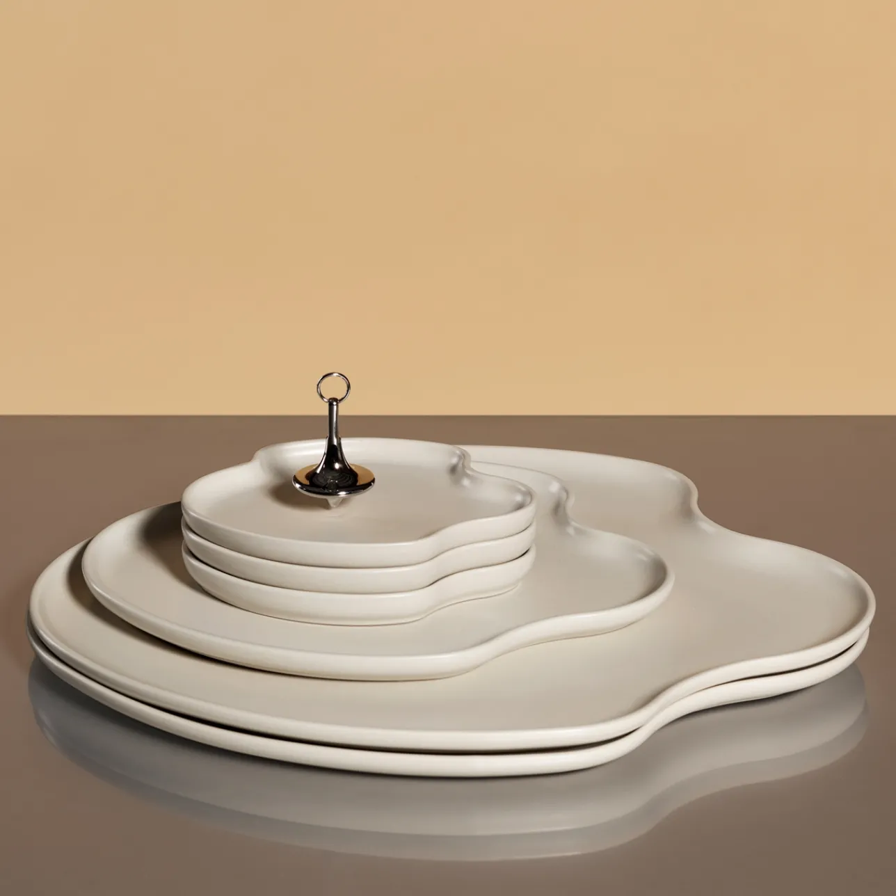 Alvar Aalto -Kokoelma|Sisustuskulhot Ja -Tarjottimet-IITTALA Alusta 35cm hiekka