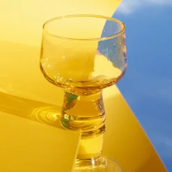 Aktiivinen Juomalasit-IITTALA Jalkalasi 29cl auringon 2 kpl Keltainen