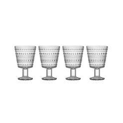 Aktiivinen Juomalasit-IITTALA Jalkalasi 26cl 4kpl Kirkas
