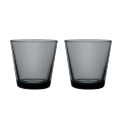 Aktiivinen Juomalasit-IITTALA Juomalasi 21cl 2kpl Tummanharmaa