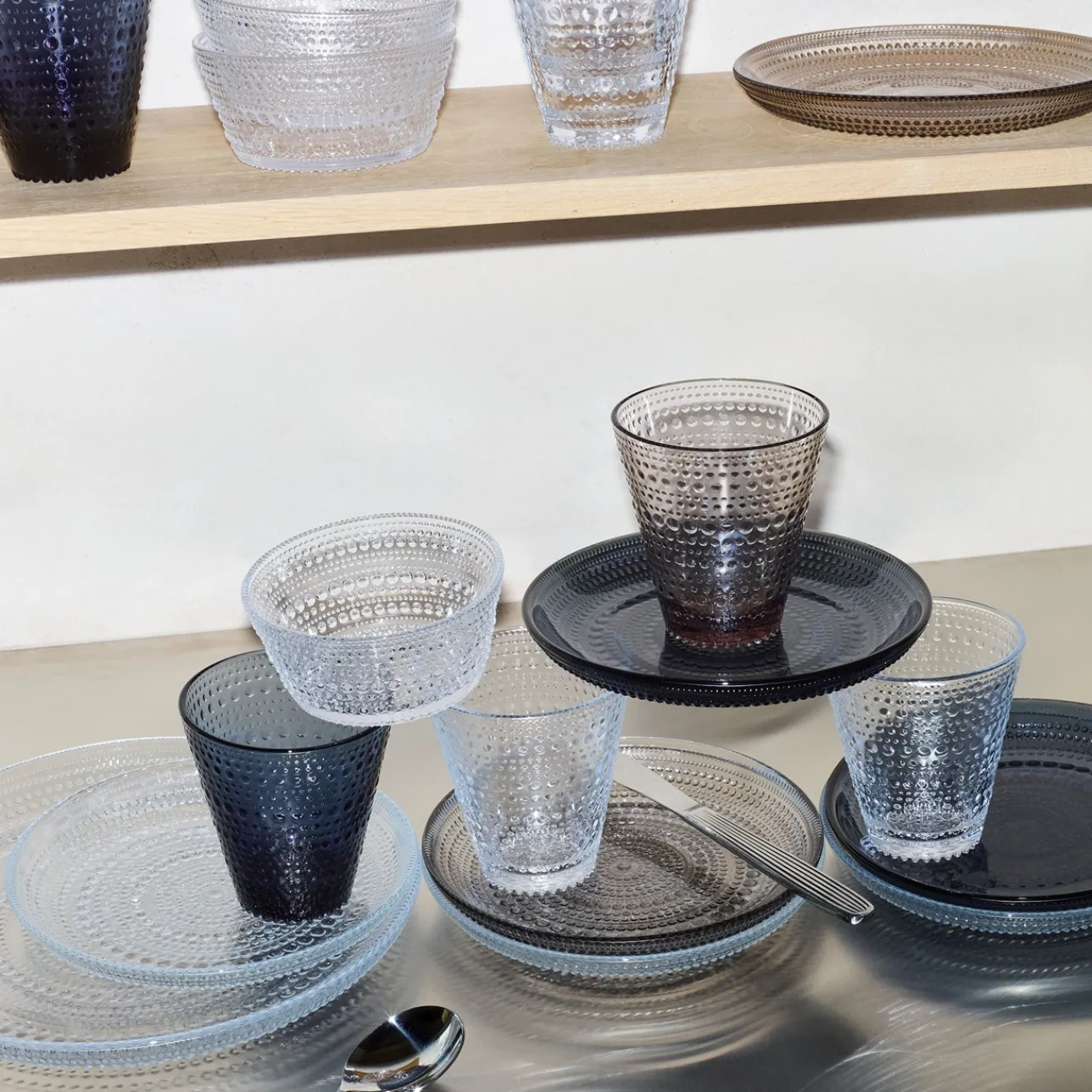 Aktiivinen Juomalasit-IITTALA Juomalasi 30cl 2 kpl Tummanharmaa