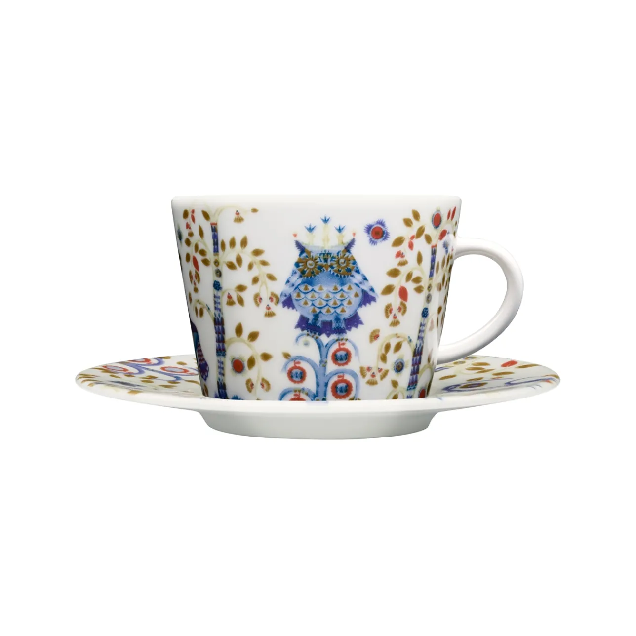 Mukit Ja Kupit-IITTALA Kahvikuppi 0,2L & vati 15cm valkoinen