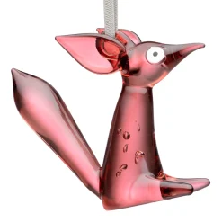 Lasikoristeet-IITTALA Koriste istuva 80 mm kirsikka