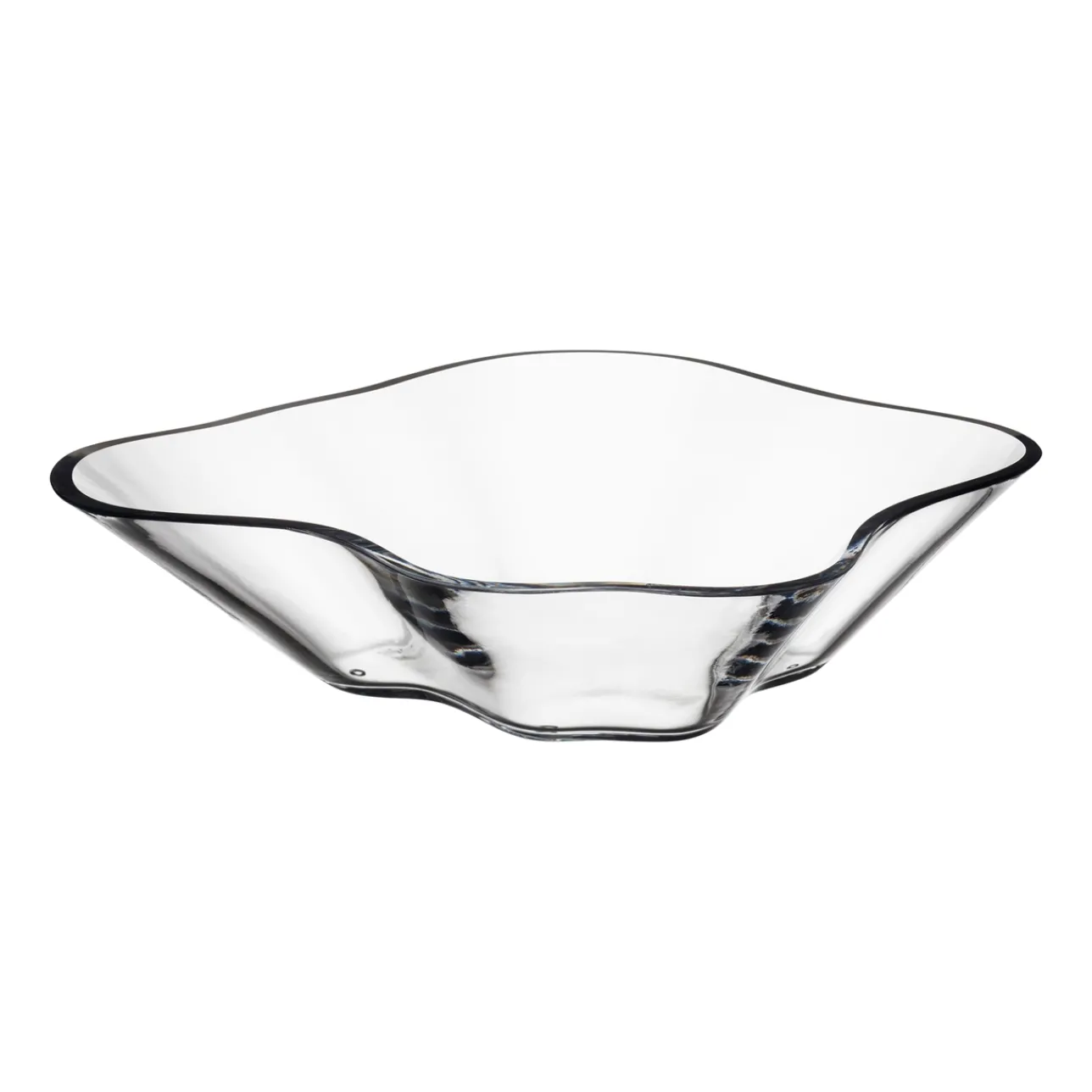 Alvar Aalto -Kokoelma|Sisustuskulhot Ja -Tarjottimet-IITTALA Kukka malja 279x75mm kirkas