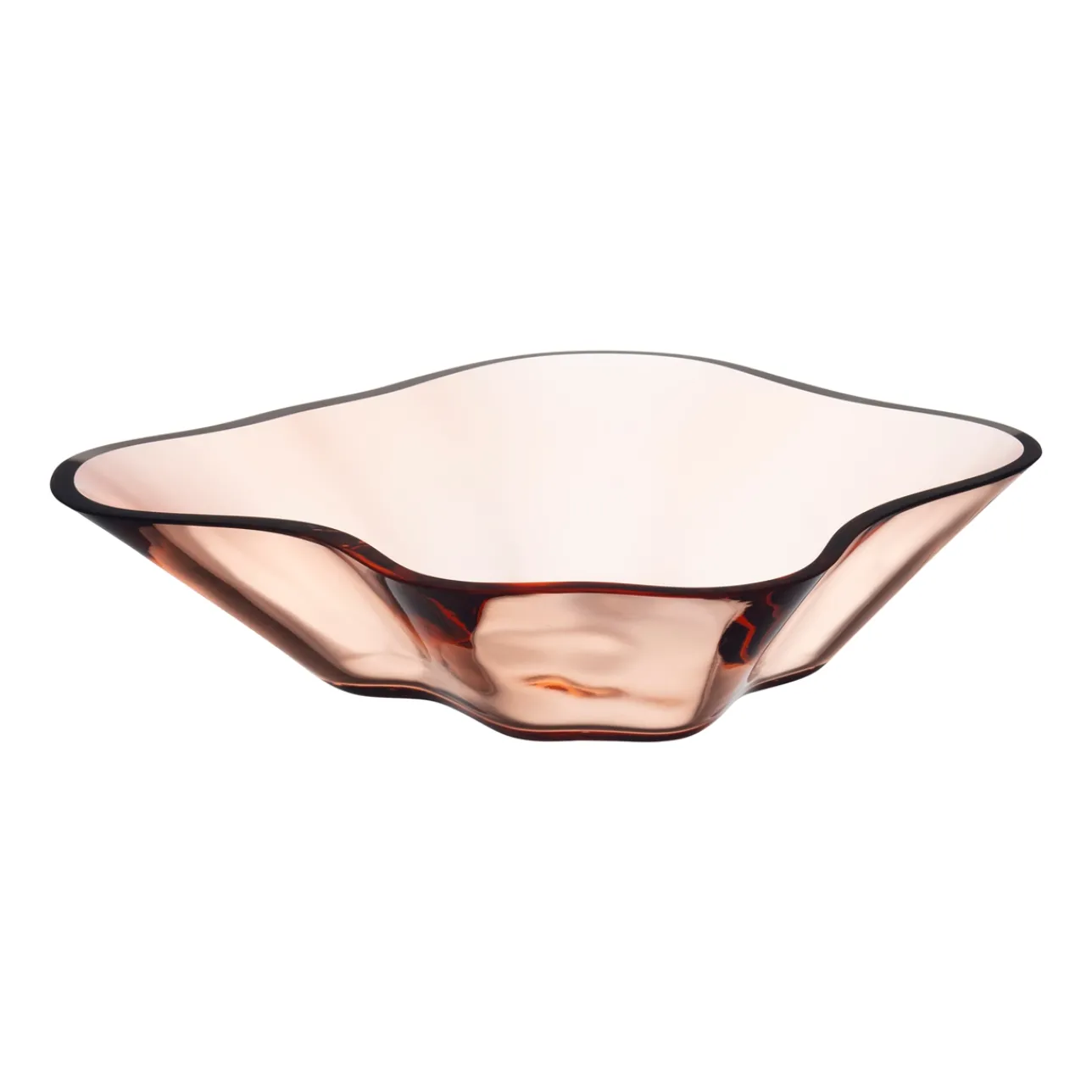 Alvar Aalto -Kokoelma|Sisustuskulhot Ja -Tarjottimet-IITTALA Kukka malja 279x75mm Rionruskea