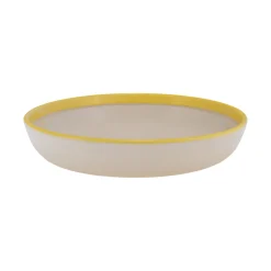 Lautaset|Kulhot-IITTALA Kulho/lautanen 22cm Beige-keltainen
