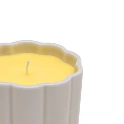 Kynttilälyhdyt-IITTALA Kynttilä+kuppi pyöreä beige-keltainen