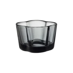 Alvar Aalto -Kokoelma|Kynttilälyhdyt-IITTALA Kynttilälyhty 60mm Harmaa