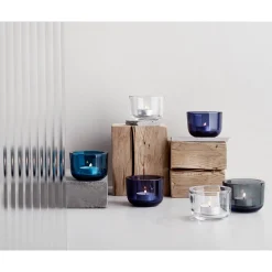 Kynttilälyhdyt-IITTALA Kynttilälyhty 60mm Harmaa