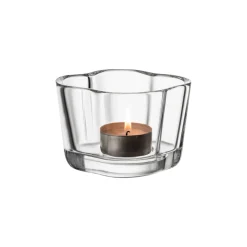 Alvar Aalto -Kokoelma|Kynttilälyhdyt-IITTALA Kynttilälyhty 60mm Kirkas