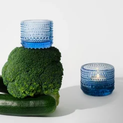 Kynttilälyhdyt-IITTALA Kynttilälyhty 64mm Vedensininen