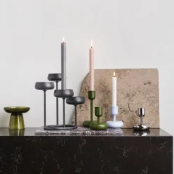 Kynttilänjalat-IITTALA Kynttilänjalka 107mm teräs Teräs