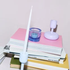 Kynttilänjalat-IITTALA Kynttilänjalka 107mm Vaalea lila
