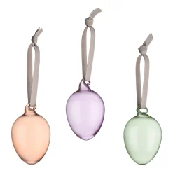 Lasikoristeet-IITTALA Lasimunat 60mm 3-set mix kevät