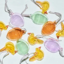 Lasikoristeet-IITTALA Lasimunat 60mm 3-set mix kevät