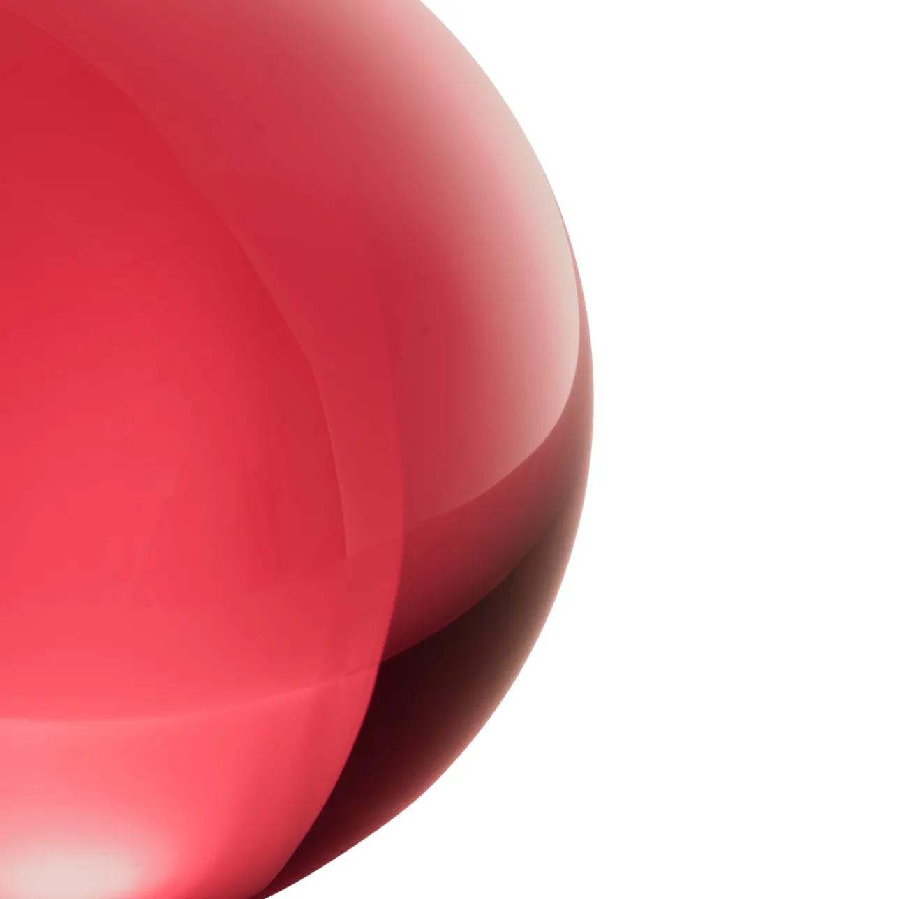 Lasikoristeet-IITTALA Lasipallo 8cm karmiininpunainen