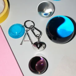 Lasikoristeet|Piensisustus-IITTALA Lasipallo 5cm metallin Harmaa