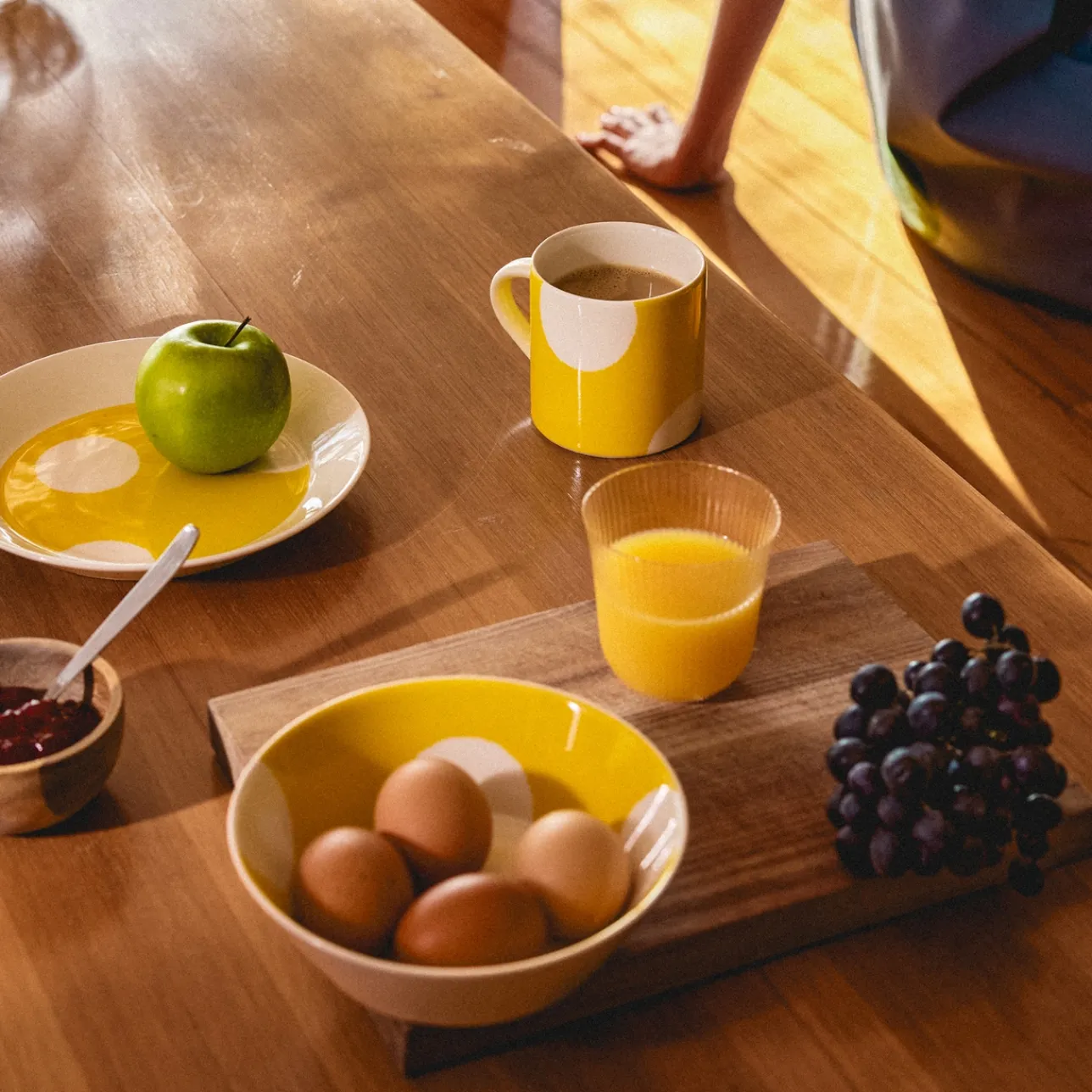 Lautaset-IITTALA Lautanen 21cm kraklee Keltainen