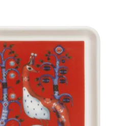 Lautaset-IITTALA Lautanen neliö 12x12cm punainen Musta