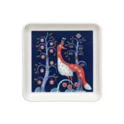 Lautaset-IITTALA Lautanen neliö 12x12cm Sininen