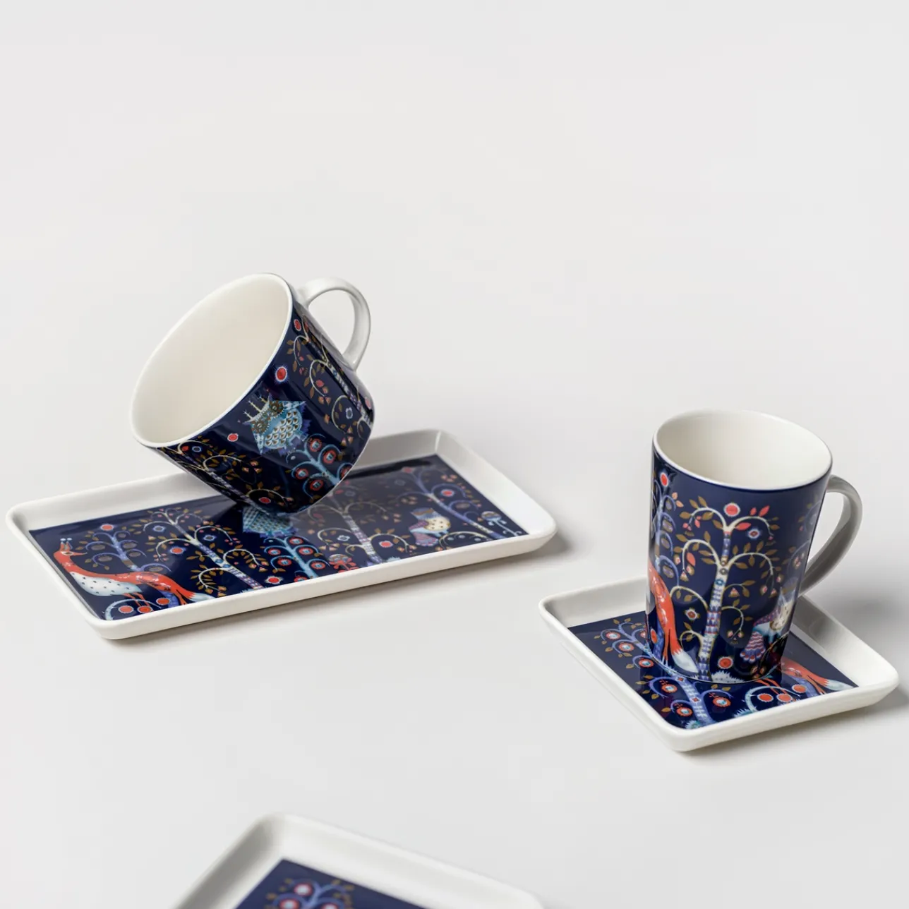 Lautaset-IITTALA Lautanen neliö 12x12cm Sininen