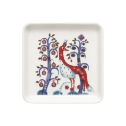 Lautaset-IITTALA Lautanen neliö 12x12cm valkoinen Monivärinen