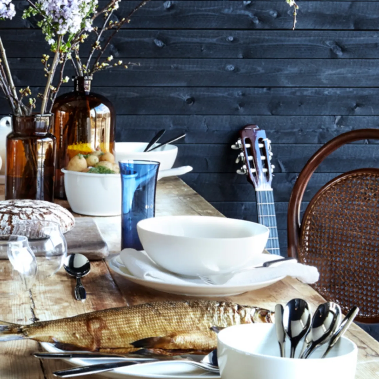 Lautaset-IITTALA Lautanen syvä 18cm Valkoinen