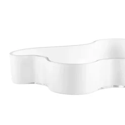 Alvar Aalto -Kokoelma|Sisustuskulhot Ja -Tarjottimet-IITTALA Malja 380x50mm Valkoinen