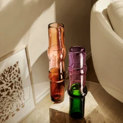 Taide-Esineet-IITTALA Maljakko 90x450mm lohenpunainen-vaaleanpunainen-aavikko