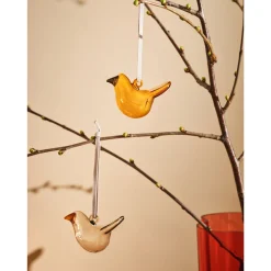 Lasikoristeet-IITTALA Minilasilintu 3kpl Mix