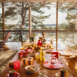 Mukit Ja Kupit-IITTALA Muki 0,35L 2-väri pinkki-punainen Vaaleanpunainen