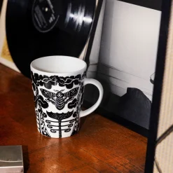 Mukit Ja Kupit-IITTALA Muki 0,4L Yö musta ja valkoinen, lahjapakkaus