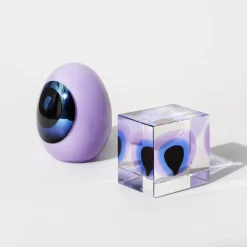 Birds By Toikka|Taide-Esineet-IITTALA Oriol vuosimuna 90x130mm vaalean lila 2025