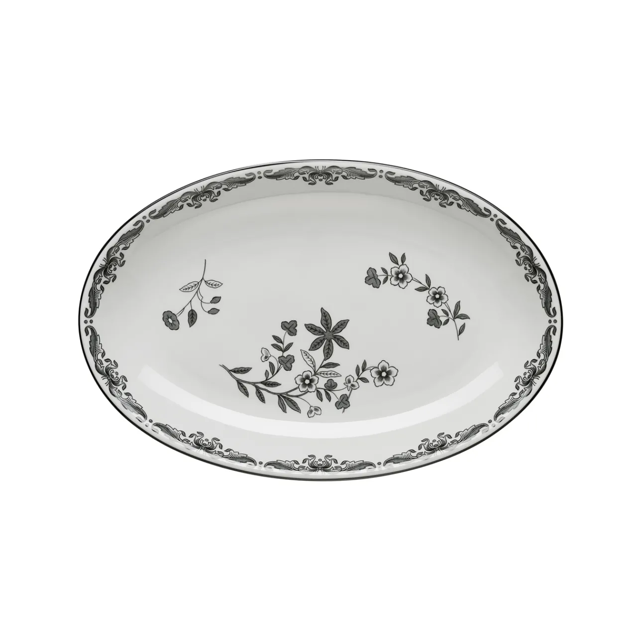 Tarjoiluastiat|Tarjottimet Ja Tarjoilulautaset-IITTALA Ovaali tarjoilulautanen 33x22cm