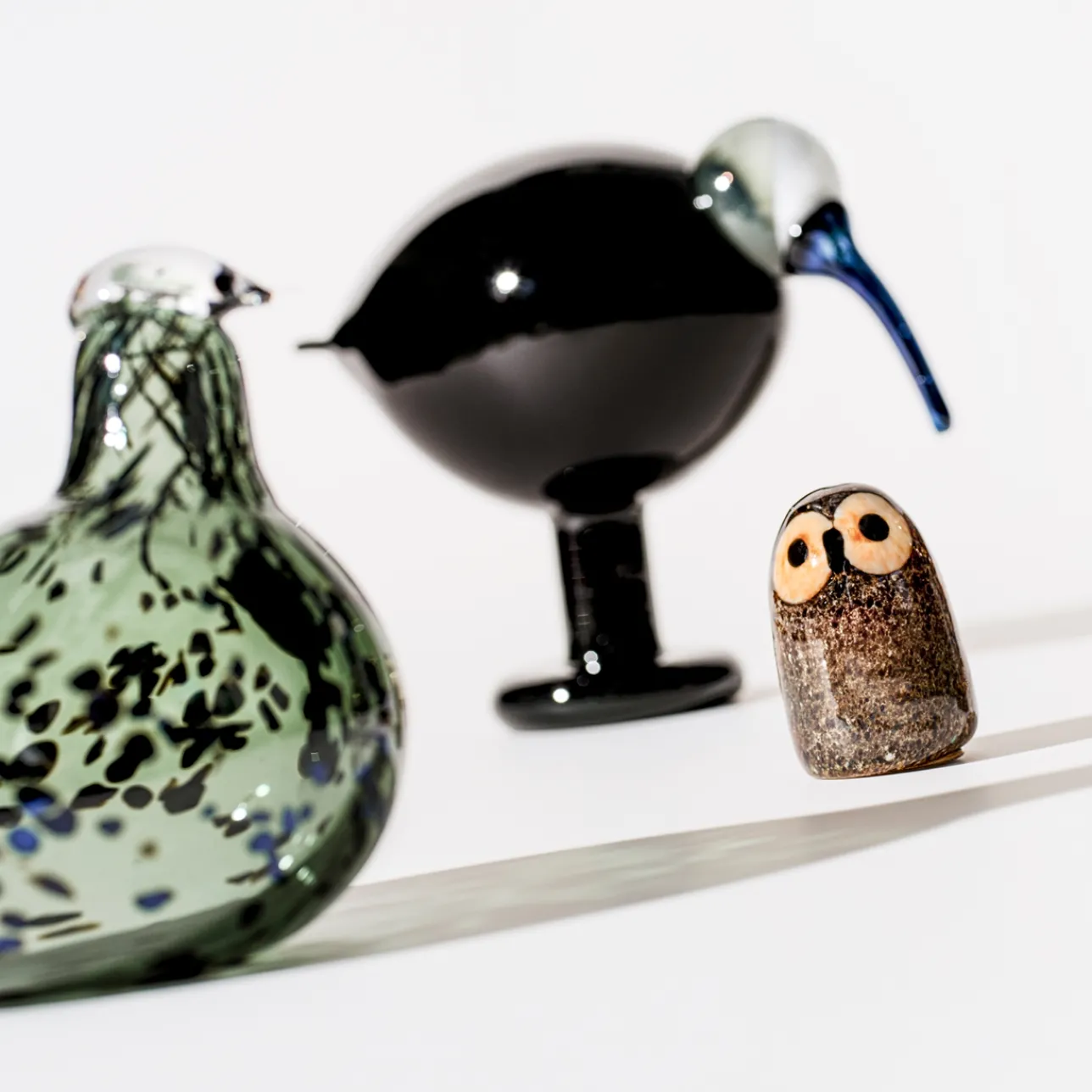 Birds By Toikka|Taide-Esineet-IITTALA Riihipöllön poikanen 45x65mm ruskea