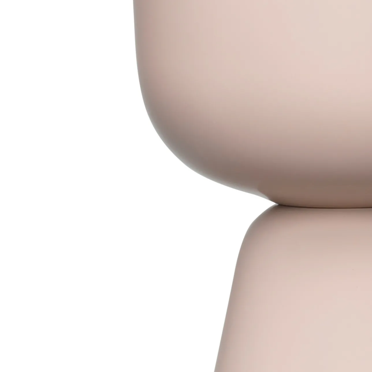 Kukkaruukut-IITTALA Ruukku jalallinen XS Beige