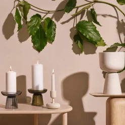 Kukkaruukut-IITTALA Ruukku jalallinen S korkea Valkoinen