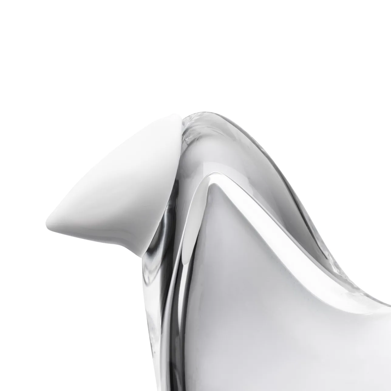 Birds By Toikka|Taide-Esineet-IITTALA Sieppo 95x60mm Kirkas/valkoinen