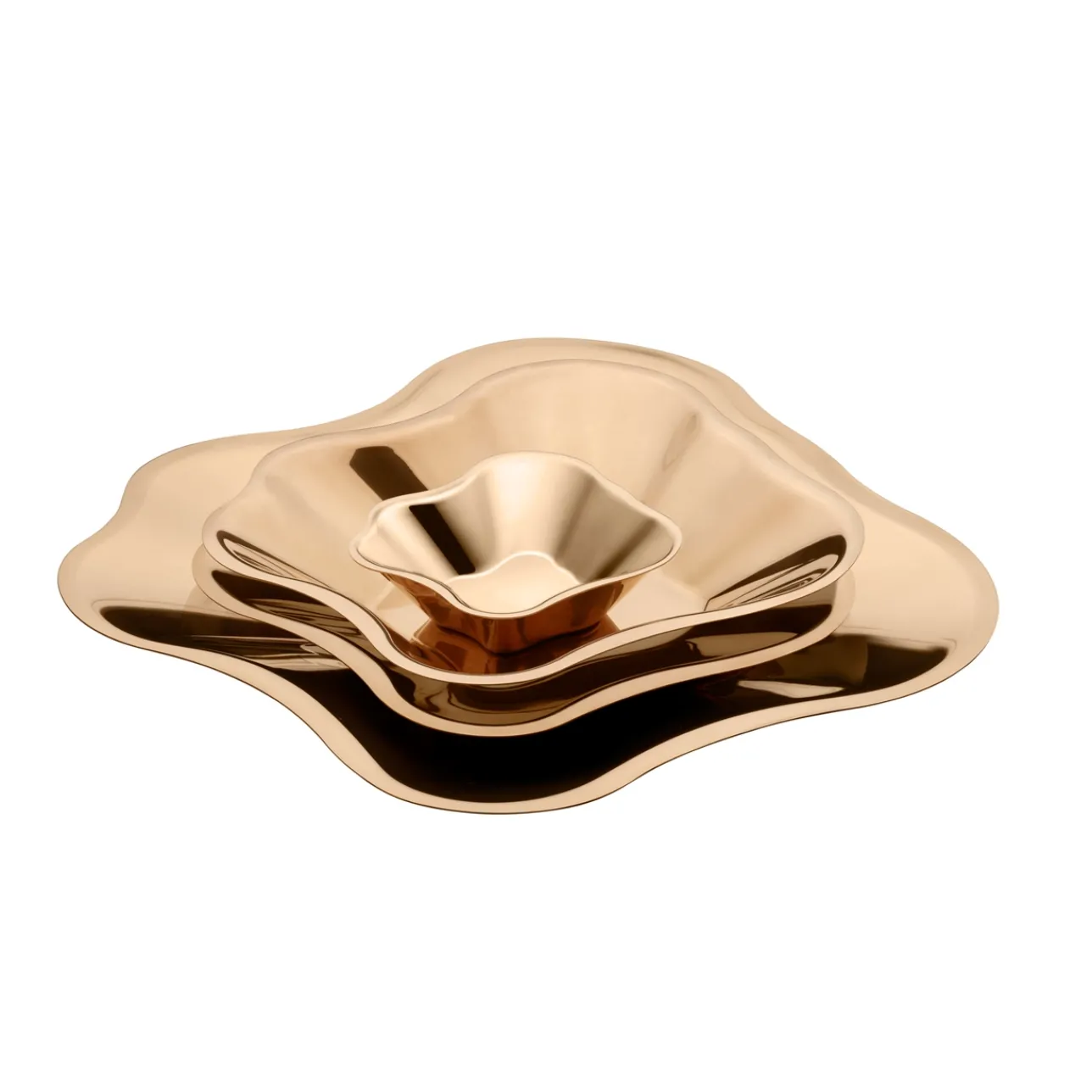 Tarjoiluastiat|Tarjottimet Ja Tarjoilulautaset-IITTALA Tarjoilualusta 358mm Ruusukulta