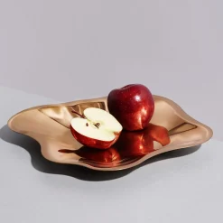 Tarjoiluastiat|Tarjottimet Ja Tarjoilulautaset-IITTALA Tarjoilualusta 358mm Ruusukulta