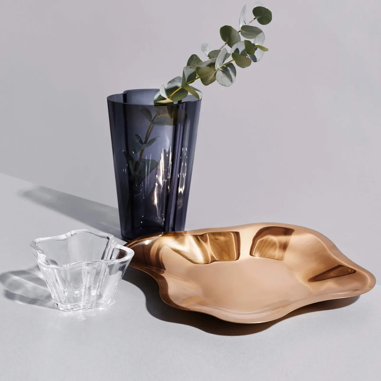 Tarjoiluastiat|Tarjottimet Ja Tarjoilulautaset-IITTALA Tarjoilualusta 358mm Ruusukulta