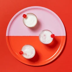 Tarjoiluastiat|Tarjottimet Ja Tarjoilulautaset-IITTALA Tarjotin 35cm 2-väri pinkki-punainen