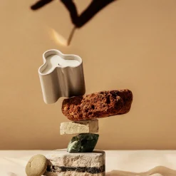 Alvar Aalto -Kokoelma|Kynttilät-IITTALA Tuoksukynttilä 8cm hiekka