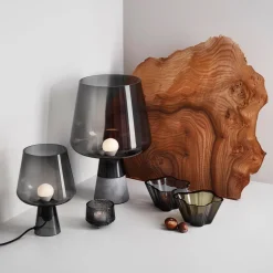 Pöytävalaisimet-IITTALA Valaisin 380x250mm Harmaa