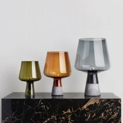 Pöytävalaisimet-IITTALA Valaisin 240x165mm sammaleenvihreä Sammaleenvihreä