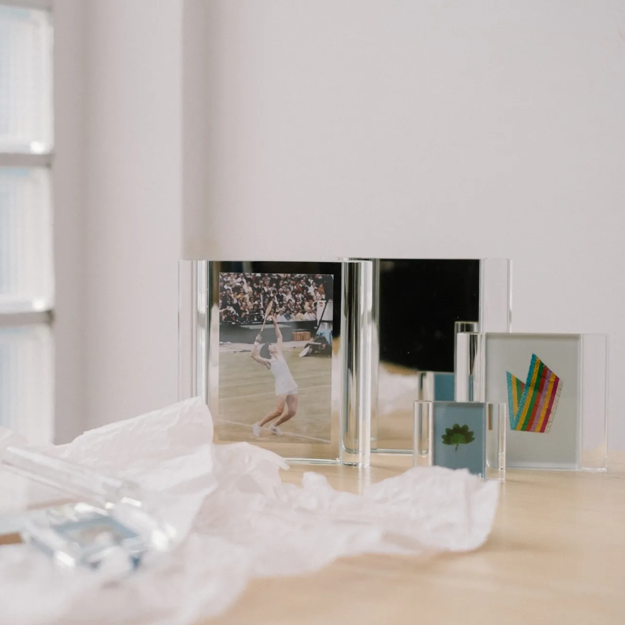 Lasikoristeet-IITTALA Valokuvakehys 76x64mm sininen