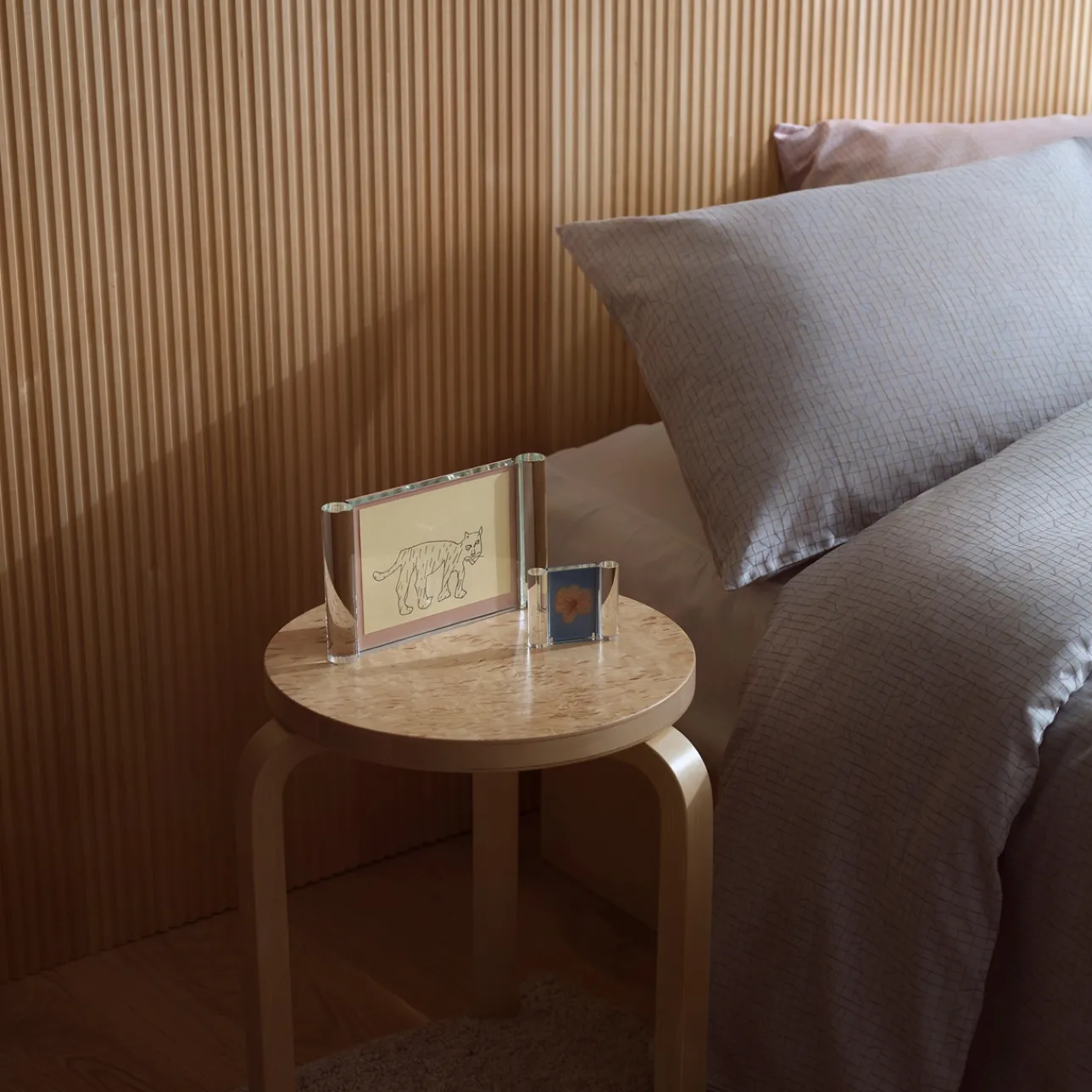 Lasikoristeet-IITTALA Valokuvakehys 76x64mm sininen