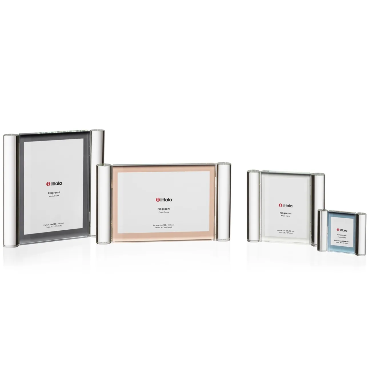 Lasikoristeet-IITTALA Valokuvakehys 76x64mm sininen